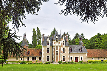 Chateau de Troussay, Loir-et-Cher department, Centre-Val de Loire region, France, Europe