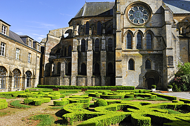 Abbey adjoining the church of Mouzon,Ardennes department,Champagne-Ardenne region of northeasthern France,Europe
