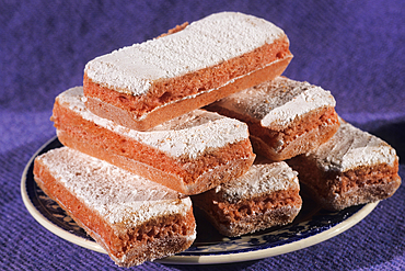 Biscuit Rose de Reims (Reims' s Rose cake) , Maison Fossier, Marne department, Champagne-Ardenne region,France,Europe