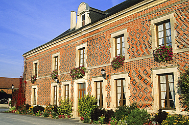Village house at Baconnes,, Marne department, Champagne-Ardenne region,France,Europe