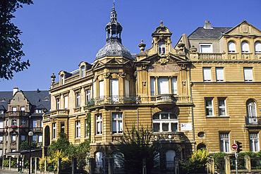 Buildings in the Foch Avenue, German imperial area,Metz,Moselle department,Lorraine region,France,Europe
