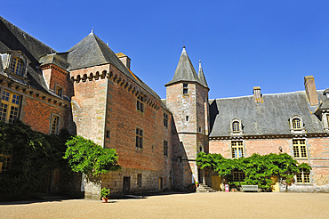 Chateau de Carrouges, Domfront, department of Orne, Normandie region, France, Europe