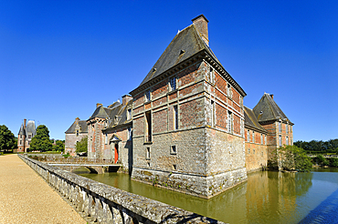 Chateau de Carrouges, Domfront, department of Orne, Normandie region, France, Europe