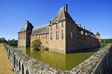 Chateau de Carrouges, Domfront, department of Orne, Normandie region, France, Europe