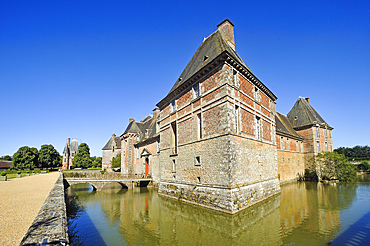 Chateau de Carrouges, Domfront, department of Orne, Normandie region, France, Europe