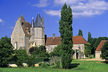 La Vove manor house at Corbon,Regional Natural Park of Perche,Orne department,Lower Normandy region,France,Western Europe