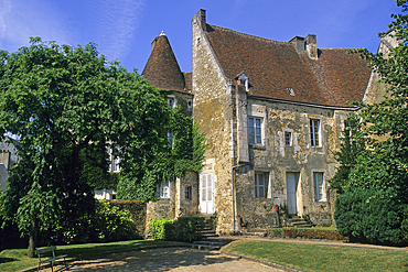 Mortagne-au-Perche,Regional Natural Park of Perche,public garden in front of the House of the Counts of Perche,Orne department,Lower Normandy region,France,Western Europe