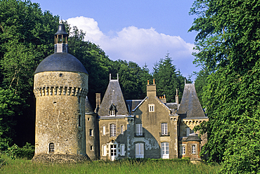 Castle of Montimer, La Perriere,Regional Natural Park of Perche,Orne department,Lower Normandy region,France,Western Europe
