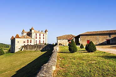 Feudal Castle of Monbadon,Monbadon-Puisseguin,Gironde department,Aquitaine region,south-western France,Europe