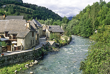 Bordes-sur-Lez, village in Couserans province,Ariege department, Occitanie region,France,Europe