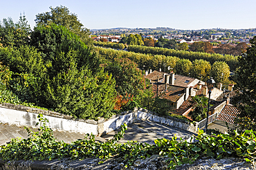 Monumental stairs that links the Upper Town to the Gers river, Auch.Gers department, Occitanie region, southwest of France,Europe