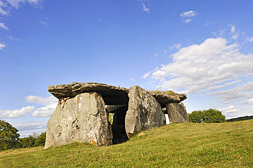 Madeleine Megalithic Dolmen at Gennes, Maine-et-Loire department, Pays de la Loire region, France, Europe