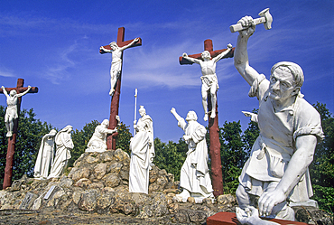 Way of the Cross,Ponchateau,Loire-Atlantique department, Pays de Loire region, France, Europe