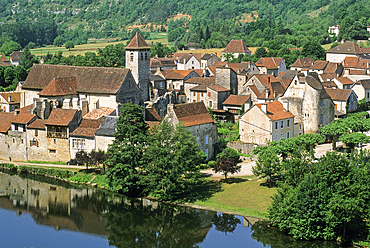 Marcilhac-sur-Cele, Cele River Valley,Lot department,Midi-Pyrenees region, Occitanie, France, Europe