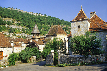 Espagnac-Sainte-Eulalie, Cele River Valley,Lot department,Midi-Pyrenees region, Occitanie, France, Europe