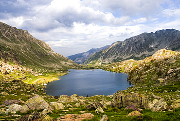Long Lake,Vallee des Merveilles, Mercantour National Park, Alpes-Maritimes department, Provence-Alpes-Cote d'Azur region, southeast of France, Europe.