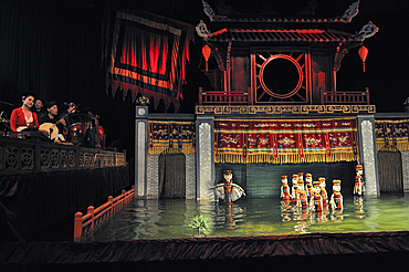 Thang Long Water Puppet Theatre, Hanoi, Northern Vietnam, Southeast Asia