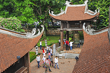 Fourth courtyard at Temple of Literature, Hanoi,Northern Vietnam, Southeast Asia