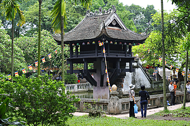 One Pilar Pagoda, Hanoi, Northern Vietnam, Southeast Asia