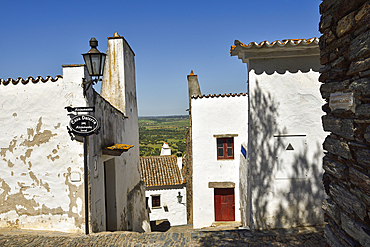 Perched village Monsaraz, Municipality of Reguengos de Monsaraz, Alentejo region, Portugal, southwertern Europe