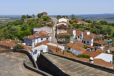 Perched village Monsaraz, Municipality of Reguengos de Monsaraz, Alentejo region, Portugal, southwertern Europe