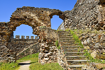 Ruins of the Castle of Mourao, Mourao, Alentejo region, Portugal, southwertern Europe