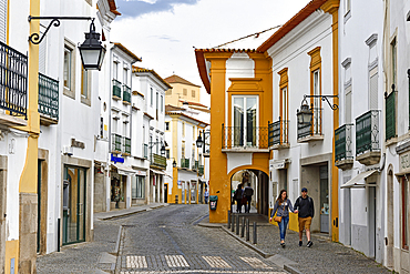 Joao de Deus street, Evora, Alentejo region, Portugal, southwertern Europe
