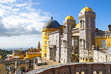Pena National Palace, Sintra, near Lisbon, UNESCO World Heritage Site, Portugal, Europe