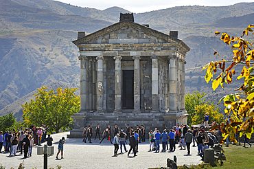 Pagan Temple of Garni, Kotayk region, Armenia, Eurasia