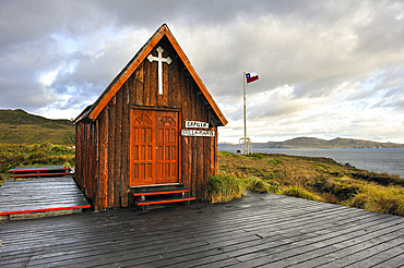 Chapel of Horn island, Tierra del Fuego, Patagonia, Chile, South America