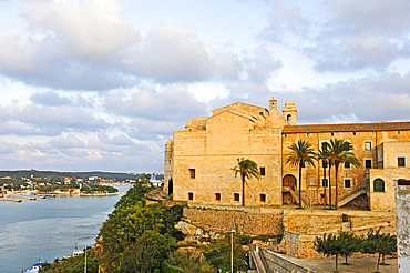 Former Sant Francesc Convent housing the Museum of Menorca, Mahon, Menorca, Balearic Islands, Spain, Mediterranean, Europe