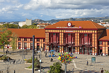 Saint-Etienne-Chateaucreux railway station, Saint-Etienne, Loire department, Auvergne-Rhone-Alpes region, France, Europe