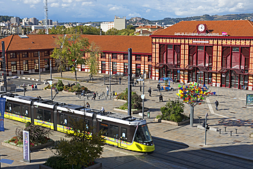 Saint-Etienne-Chateaucreux railway station, Saint-Etienne, Loire department, Auvergne-Rhone-Alpes region, France, Europe