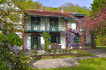 Villa La Guillette that belonged to the French writer Guy de Maupassant, Etretat, Seine-Maritime department, Normandy region, France, Europe