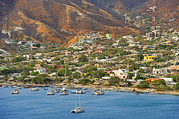 Bay of Taganga near Santa Marta, department of Magdalena, Caribbean Region, Colombia, South America