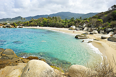 Beaches of Arrecifes, Tayrona National Natural Park, Department of Magdalena, Caribbean Region, Colombia, South America