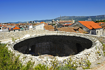 Former dome of the Vestibule of Diocletian's Palace, UNESCO World Heritage Site, Split, Croatia, Europe