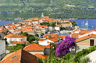 Korcula old town, Korcula island, Croatia, Southeast Europe