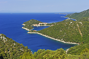 The northern coast around Zaklopatica, Lastovo island, Croatia, Southeast Europe