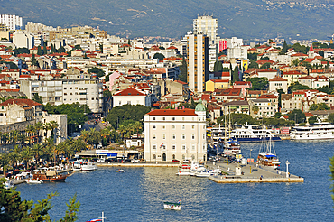 View from the Marjane Hill viewpoint, Split, Croatia, Southeast Europe