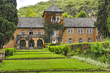 Shiwa Ng'andu House built in the last century by Sir Stuart Gore-Browne, the English style estate featured in a book called The Africa House, Muchinga Province, Zambia, Africa