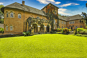 Shiwa Ng'andu House built in the last century by Sir Stuart Gore-Browne, the English style estate featured in a book called The Africa House, Muchinga Province, Zambia, Africa