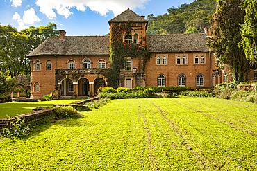 Shiwa Ng'andu House built in the last century by Sir Stuart Gore-Browne, the English style estate featured in a book called The Africa House, Muchinga Province, Zambia, Africa