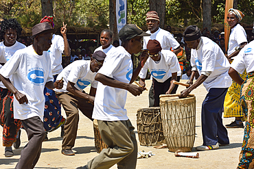 Ukusefya pa Ng'wena, a traditional ceremony of the Bemba people of Paramount Chief Chitimukulu of Kasama that chronicles their journey from Angola to Zambia, held annually in August, Kasama, Zambia, Africa