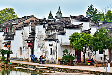 Changle Village, Lanxi County, Jinhua City, Zhejiang Province, China. Its history dates back to the Song Dynasty (960-1279) with it's oldest standing building being ~700 years old (late Yuan Dynasty).