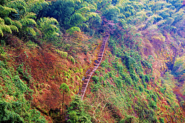 Mount Jianglang, Jiangshan City, Zhejiang Province, China.