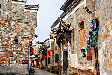 Nianbadu ancient town (since 878 AD), Jiangshan City, Zhejiang Province, China. Strategically located at the junction of Zhejiang, Jiangxi and Fujian provinces, the town embodies cultures of the 3 provinces.