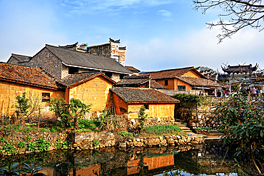 Nianbadu ancient town (since 878 AD), Jiangshan City, Zhejiang Province, China. Strategically located at the junction of Zhejiang, Jiangxi and Fujian provinces, the town embodies cultures of the 3 provinces.