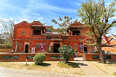 Wulin traditional village, Quanzhou, Fujian Province, China. The village has a strong South East Asian architectural influence as it was built by Chinese emigrants from South East Asia during the Qing and ROC era.