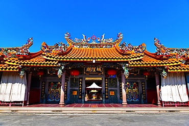 Chenghuangmiao (City God Temple) of Puning City, Guangdong Province, China.